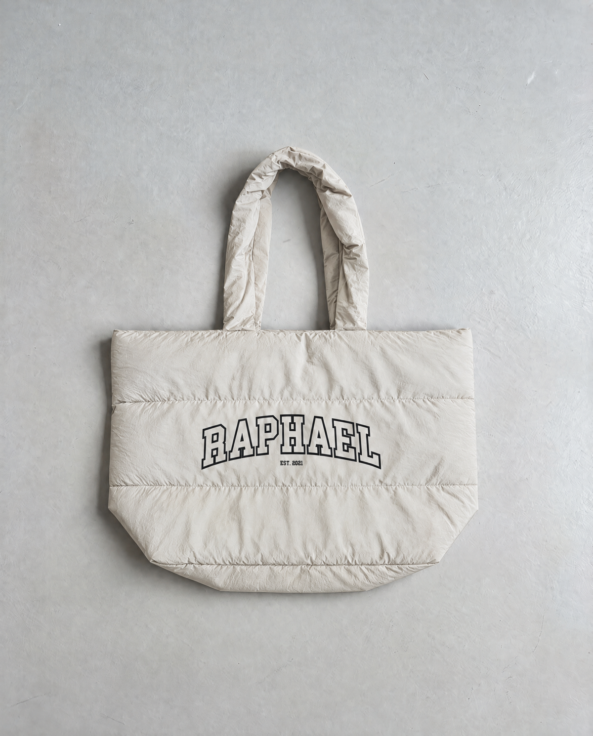 Stone Quilted Tote Bags